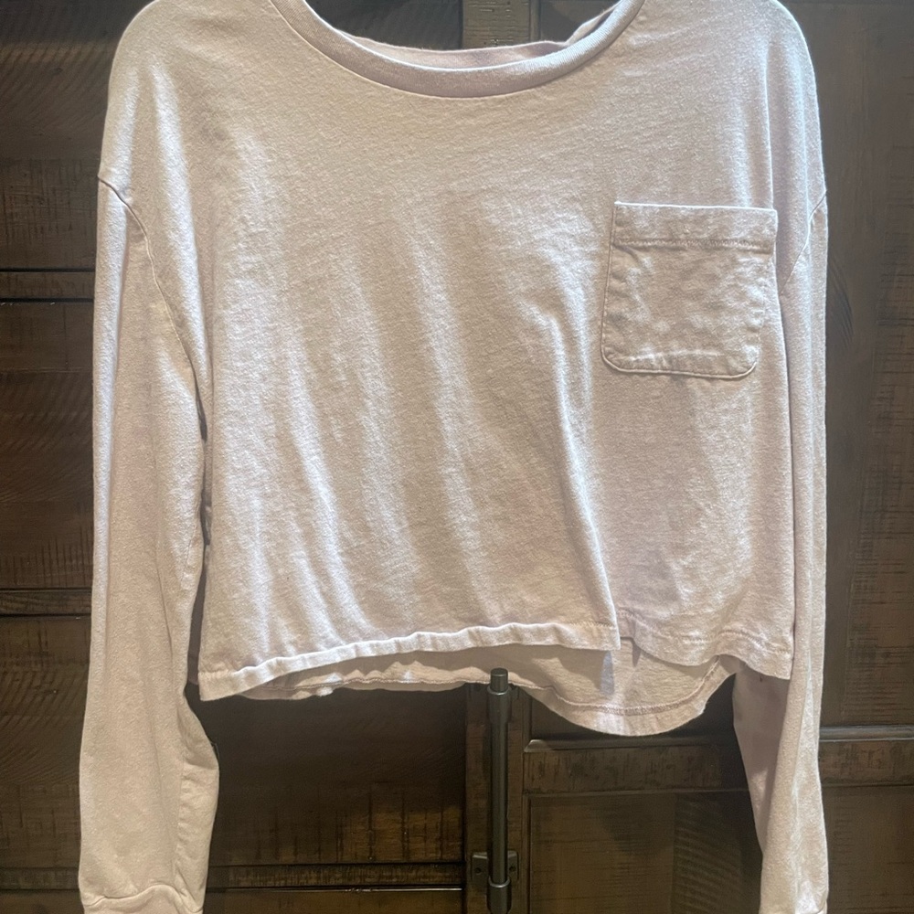 Aerie Lavender Long Sleeve Tee
